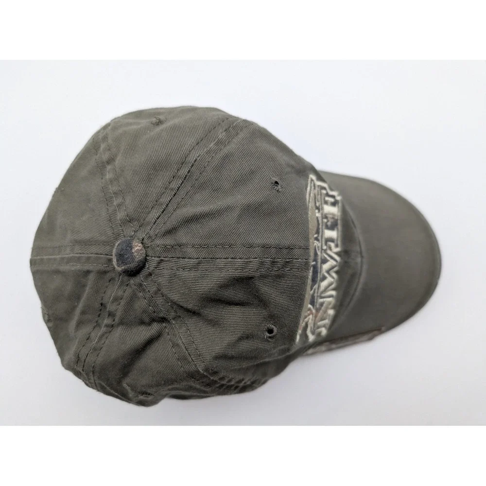 NWTF National Wild Turkey Federation Hat Olive Green Camo Adjustable Ball Cap